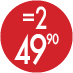 2 פריטים ב-49.90 
