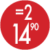 2 פריטים ב-14.9