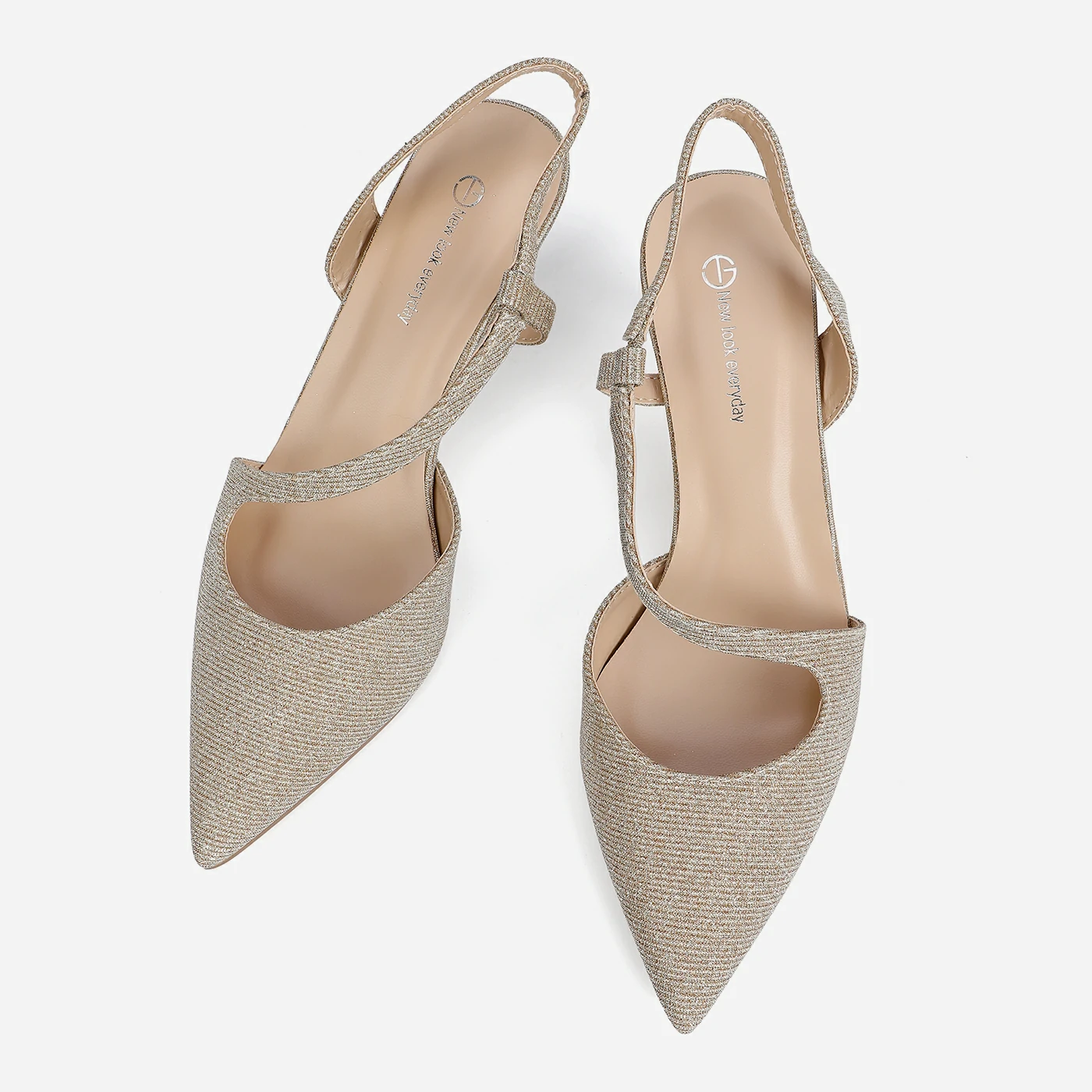 נעל עקב זהב 38