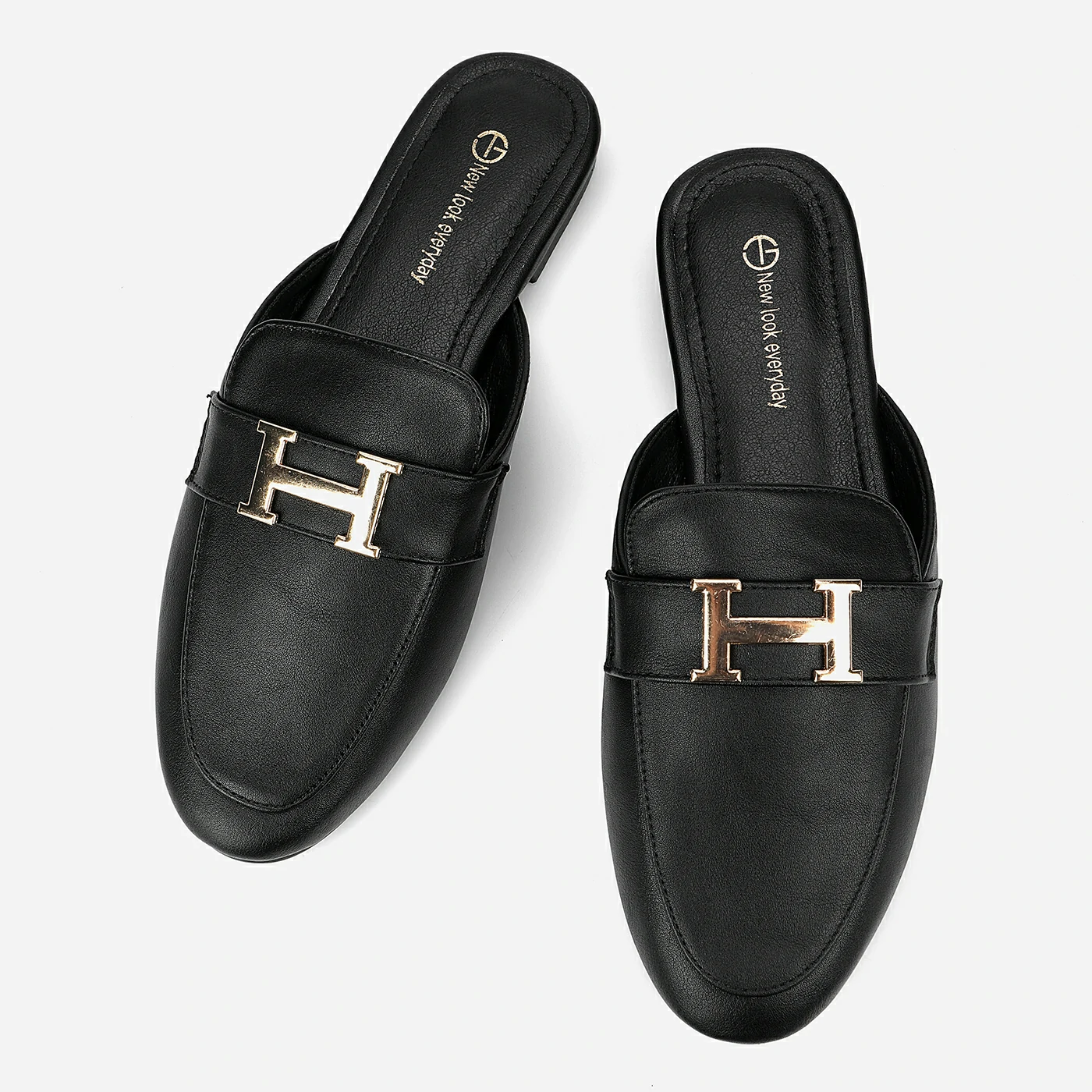 כפכף שטוח שחור 38