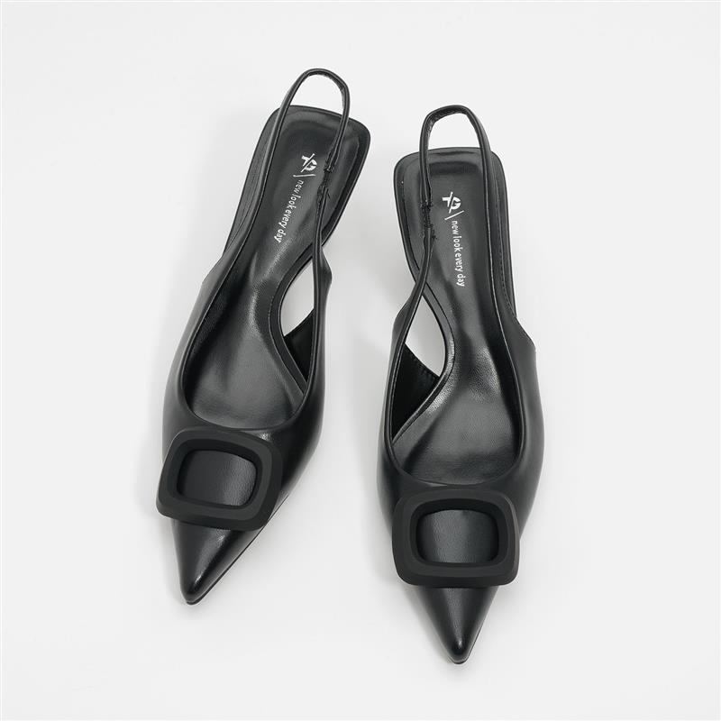 נעל עקב שחור 37