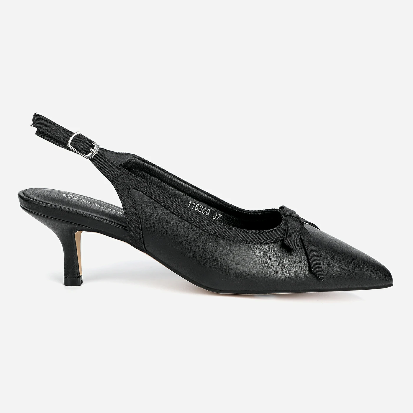 נעל עקב שחור 38