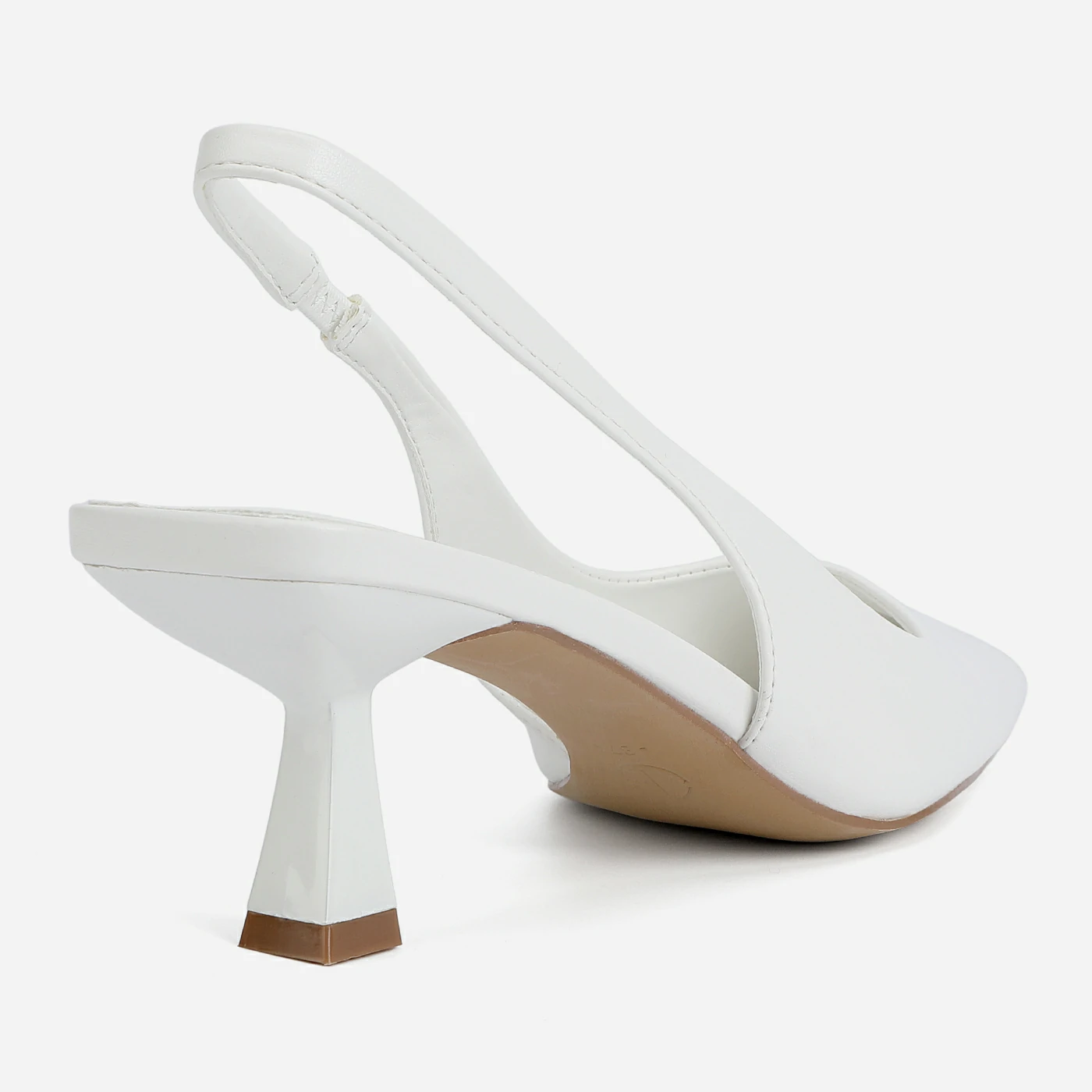 נעל עקב לבן 37