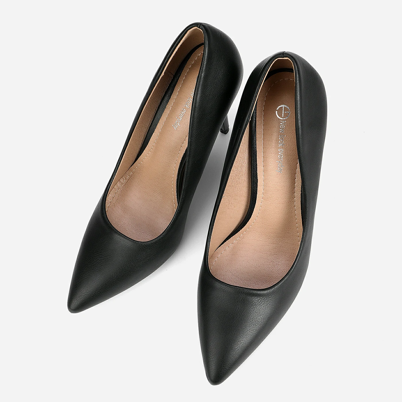 נעל עקב שחור 41
