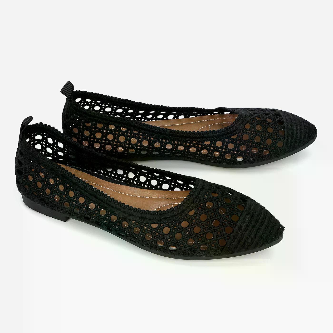 נעל שטוחה שחור 37