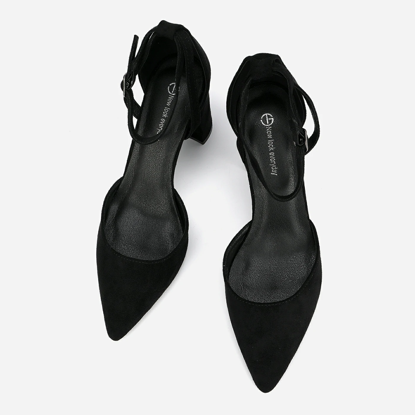 נעל עקב שחור 37