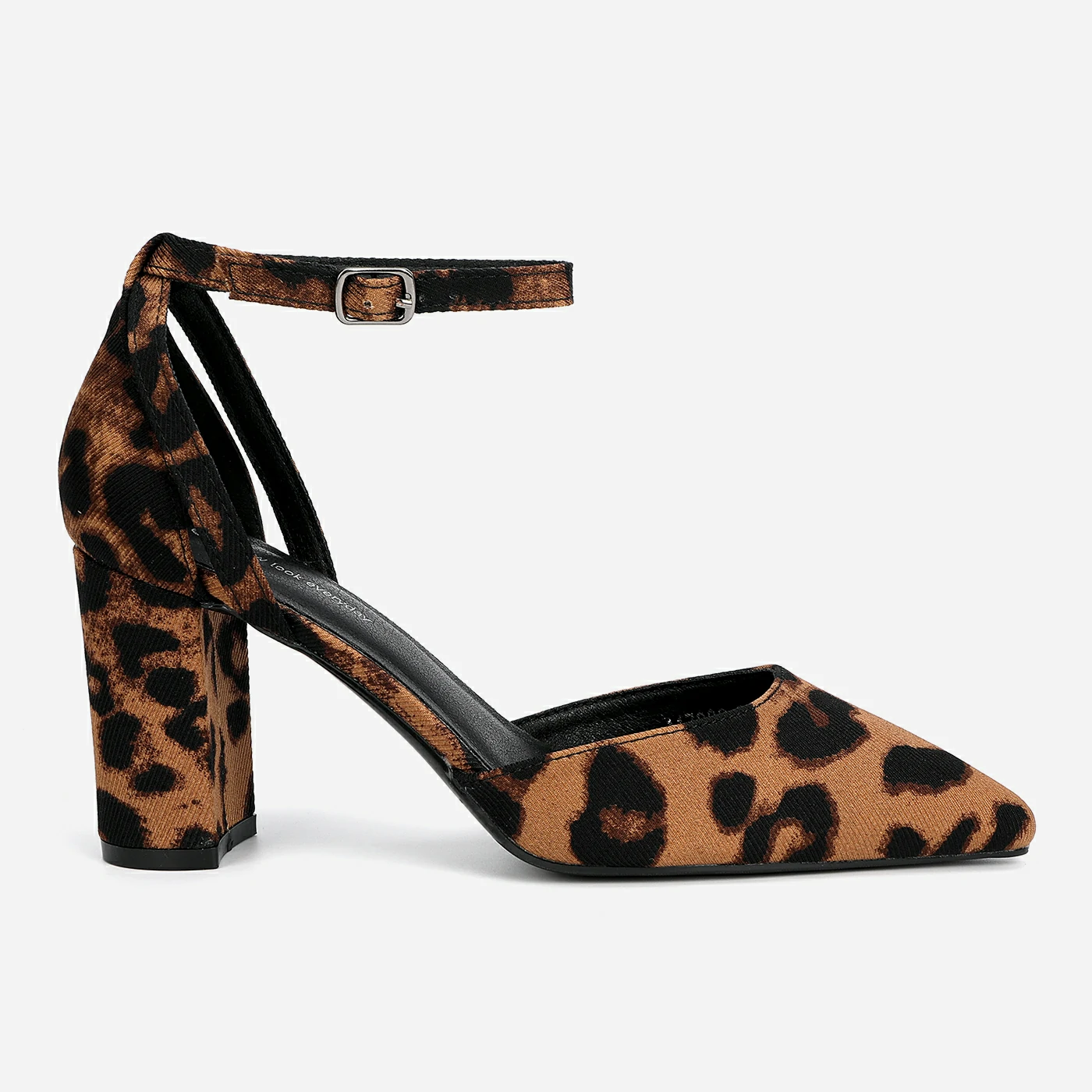 נעל עקב מנומר 40