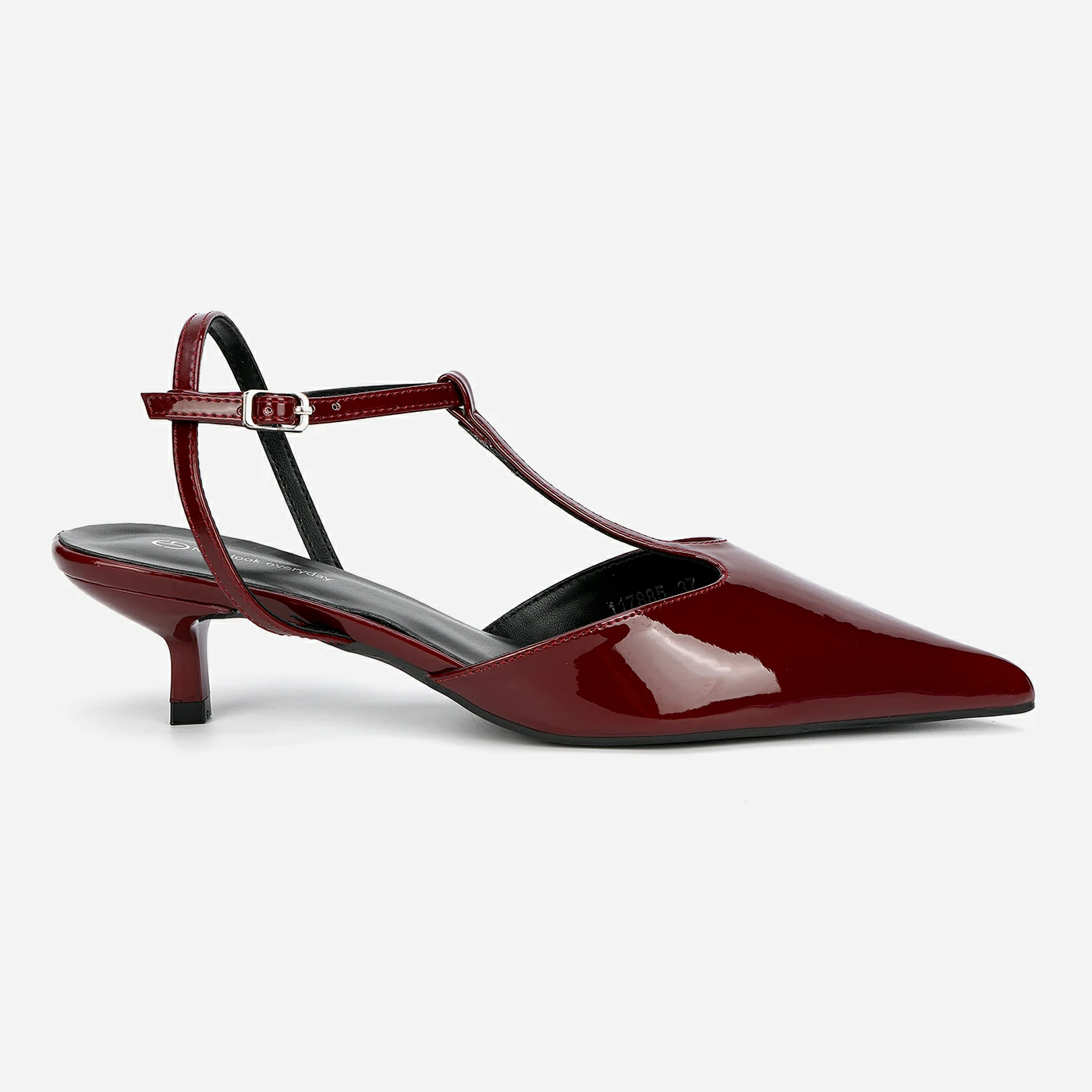 נעל עקב בורדו 39