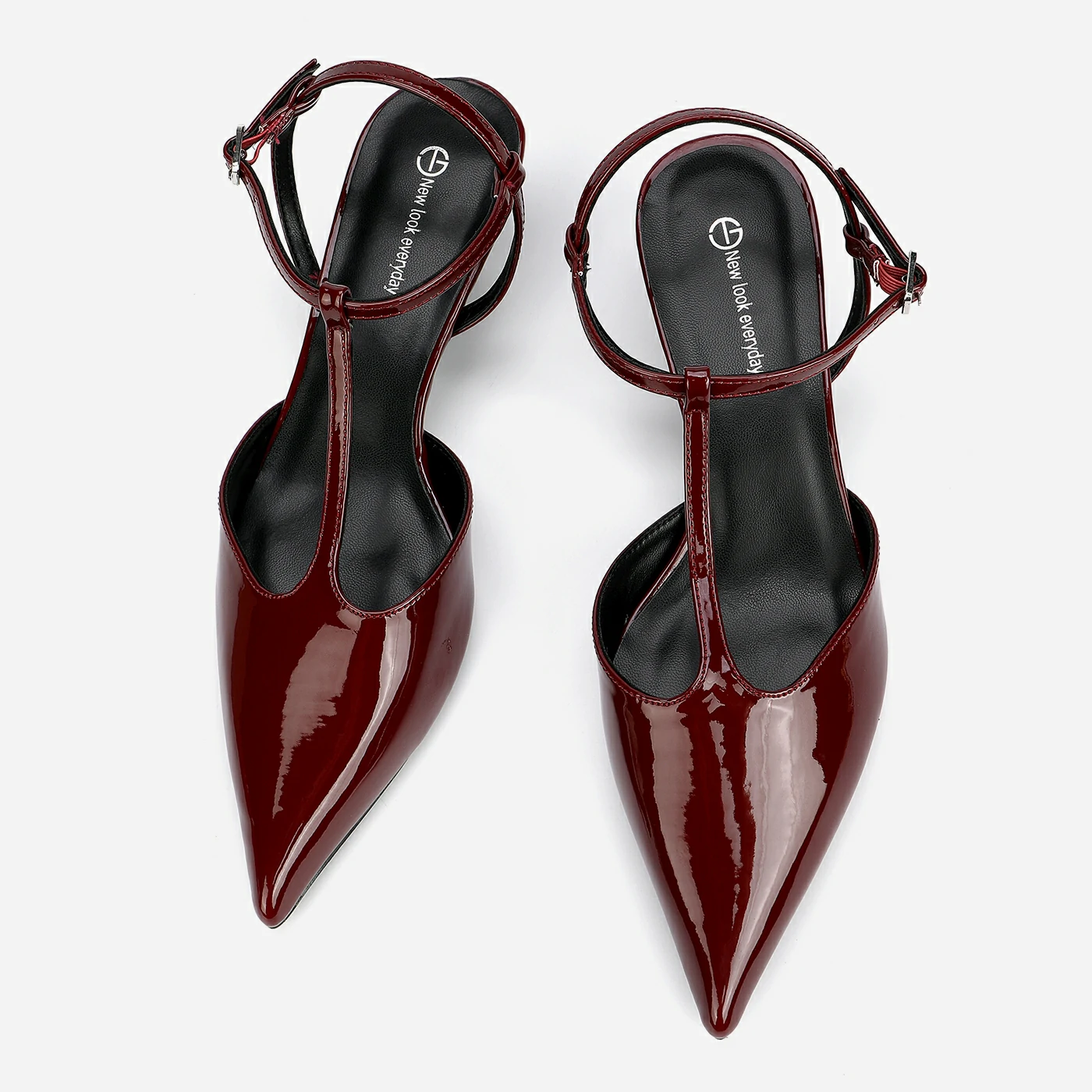 נעל עקב בורדו 39