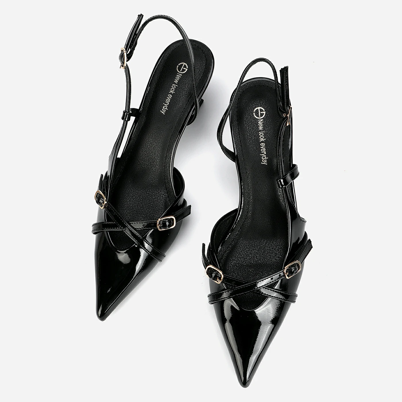 נעל עקב שחור 36