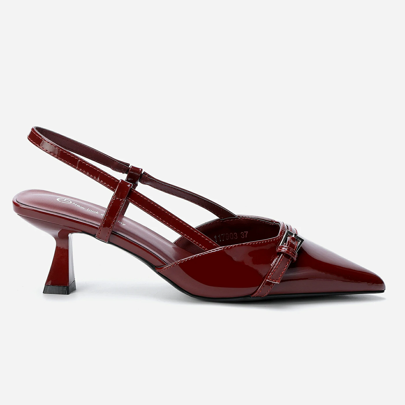 נעל עקב בורדו 38