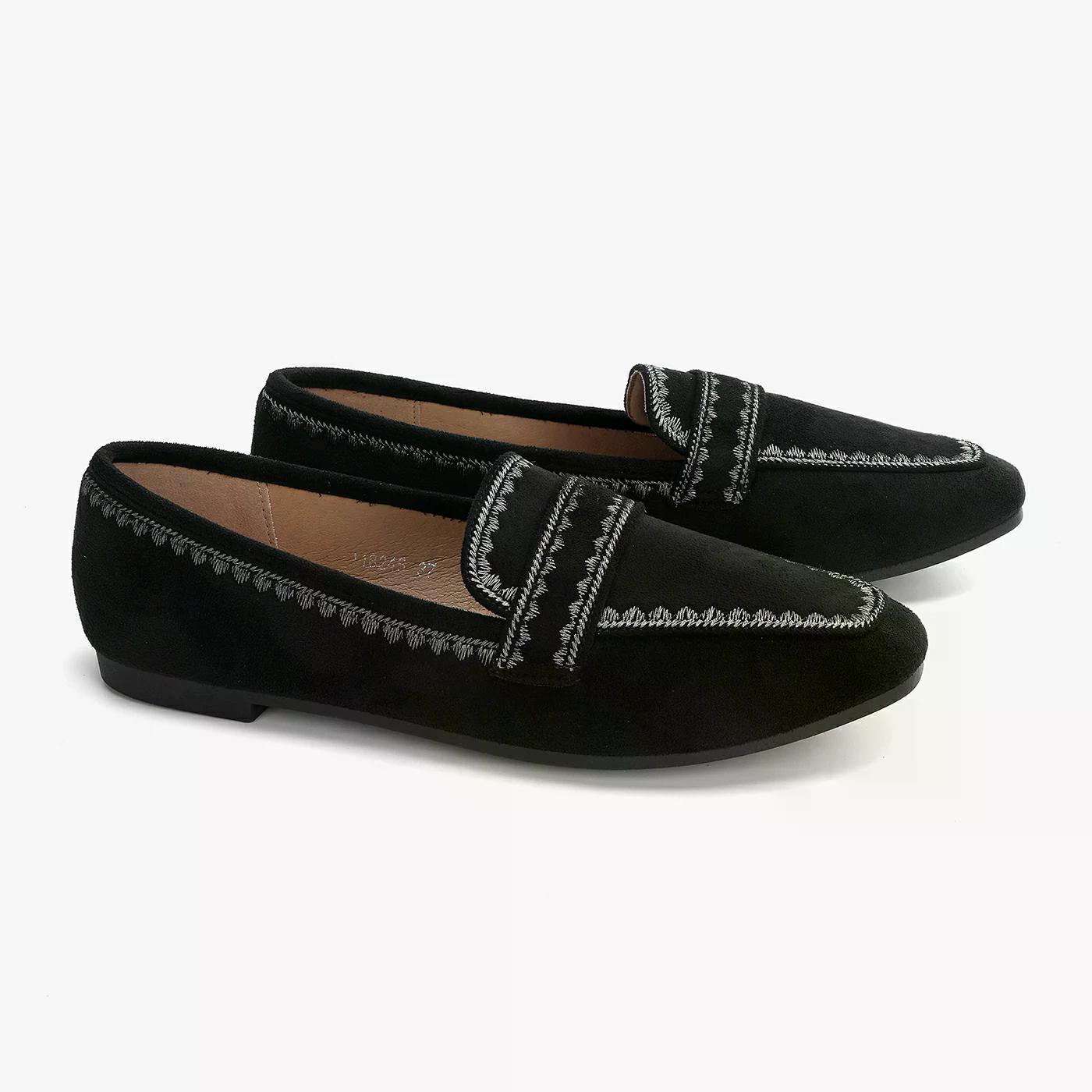 נעל שטוחה שחור 36