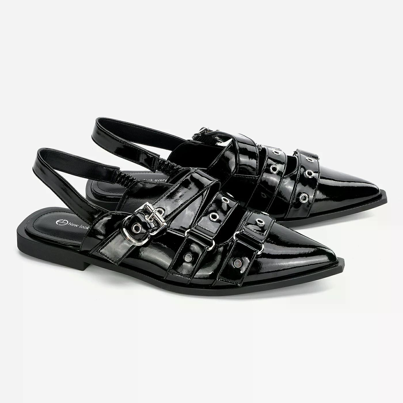 נעל שטוחה שחור 40