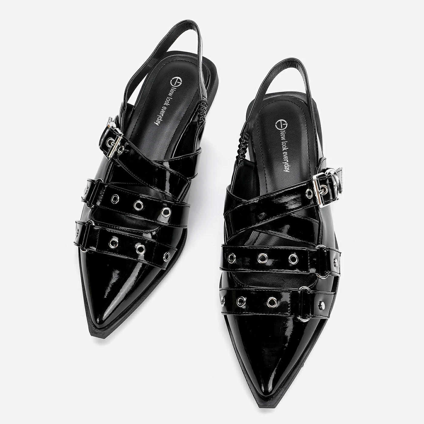 נעל שטוחה שחור 40