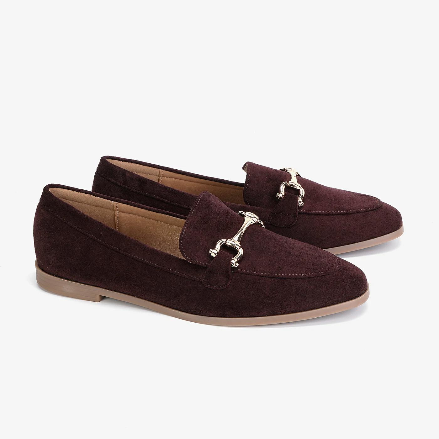 נעל שטוחה בורדו 41