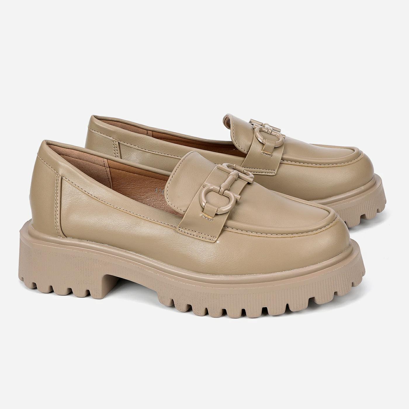 נעל שטוחה חאקי 40