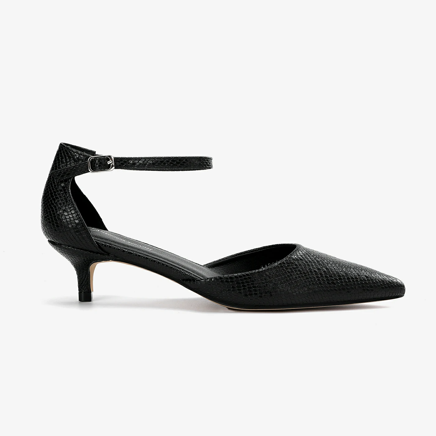 נעל עקב שחור 38