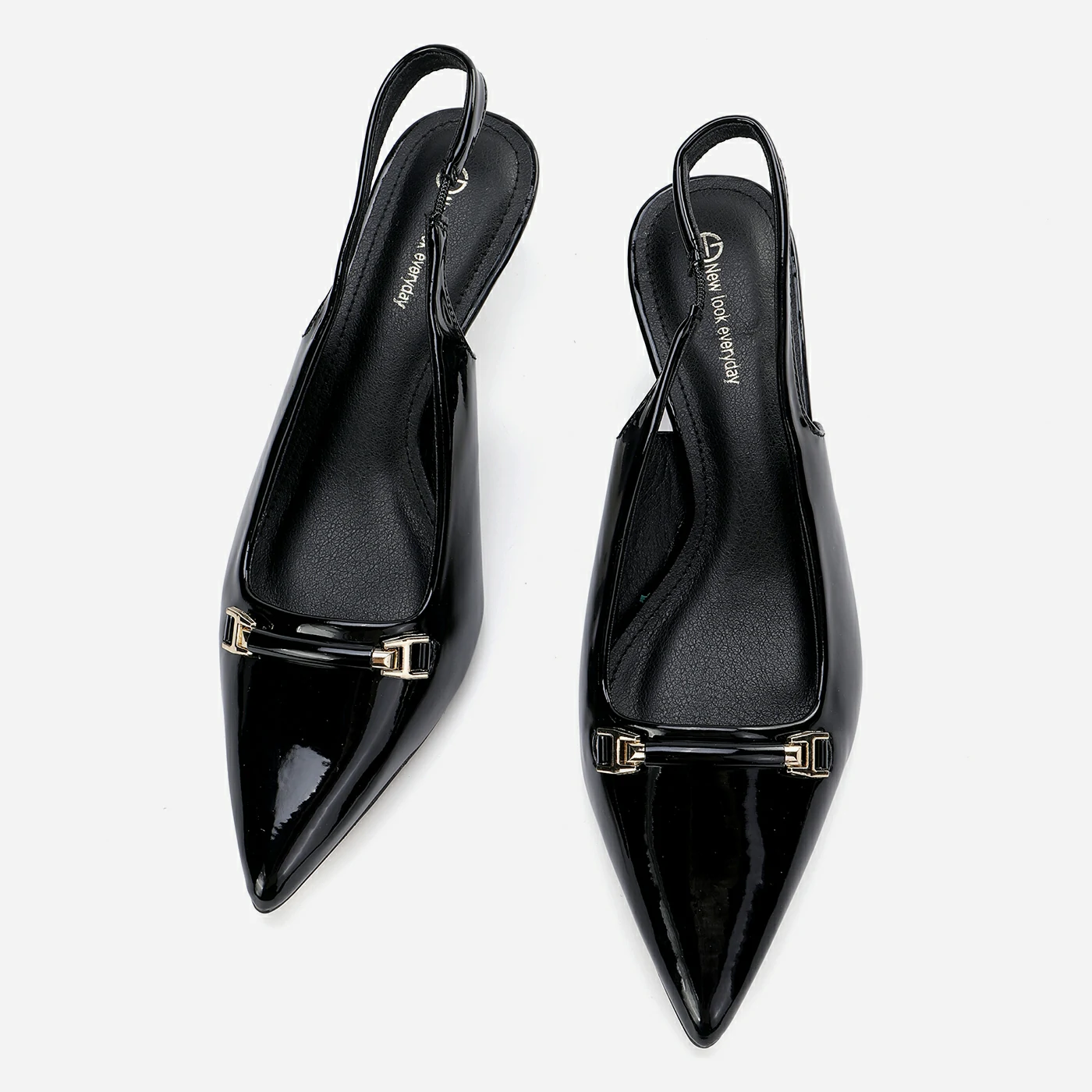 נעל עקב שחור 36