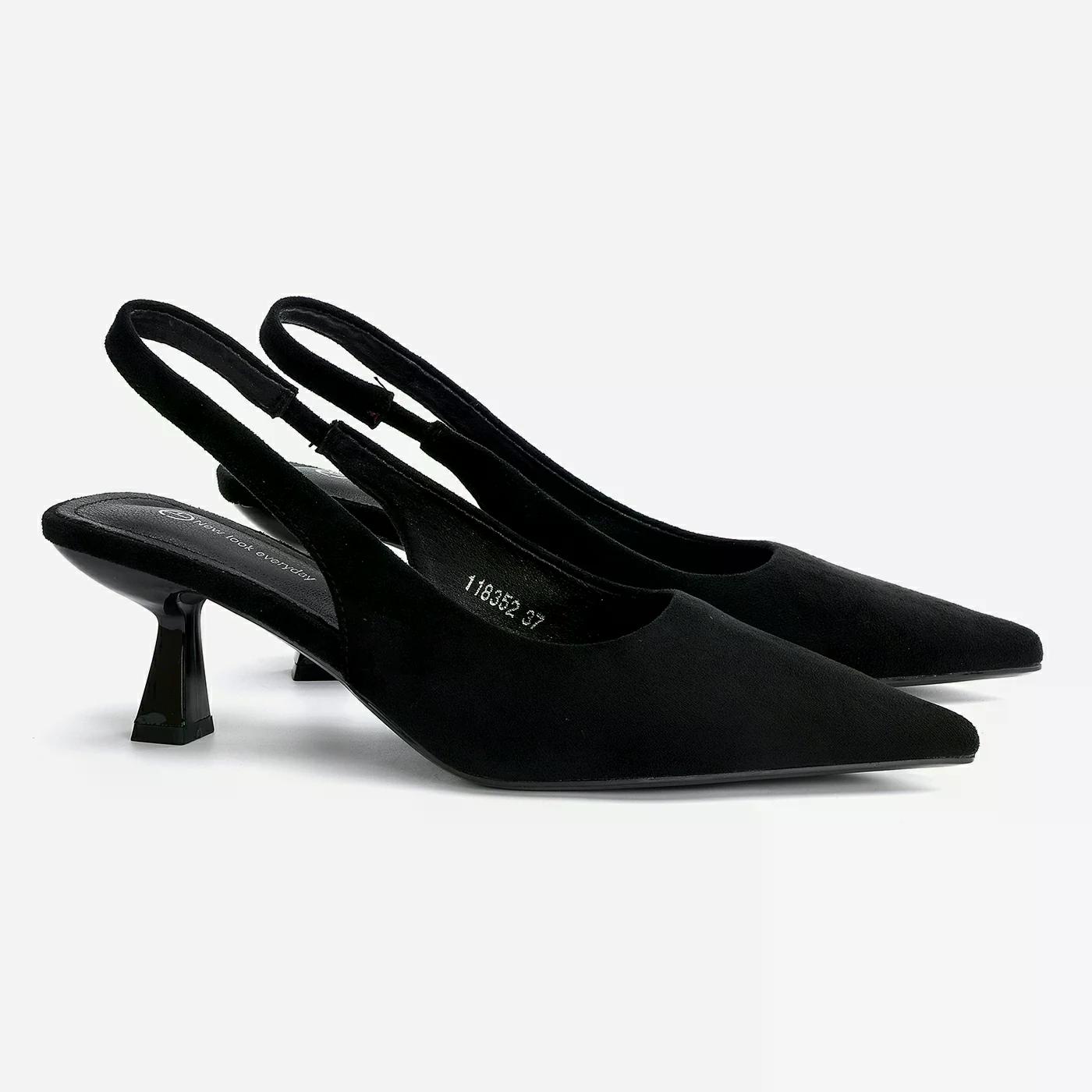 נעל עקב שחור 41