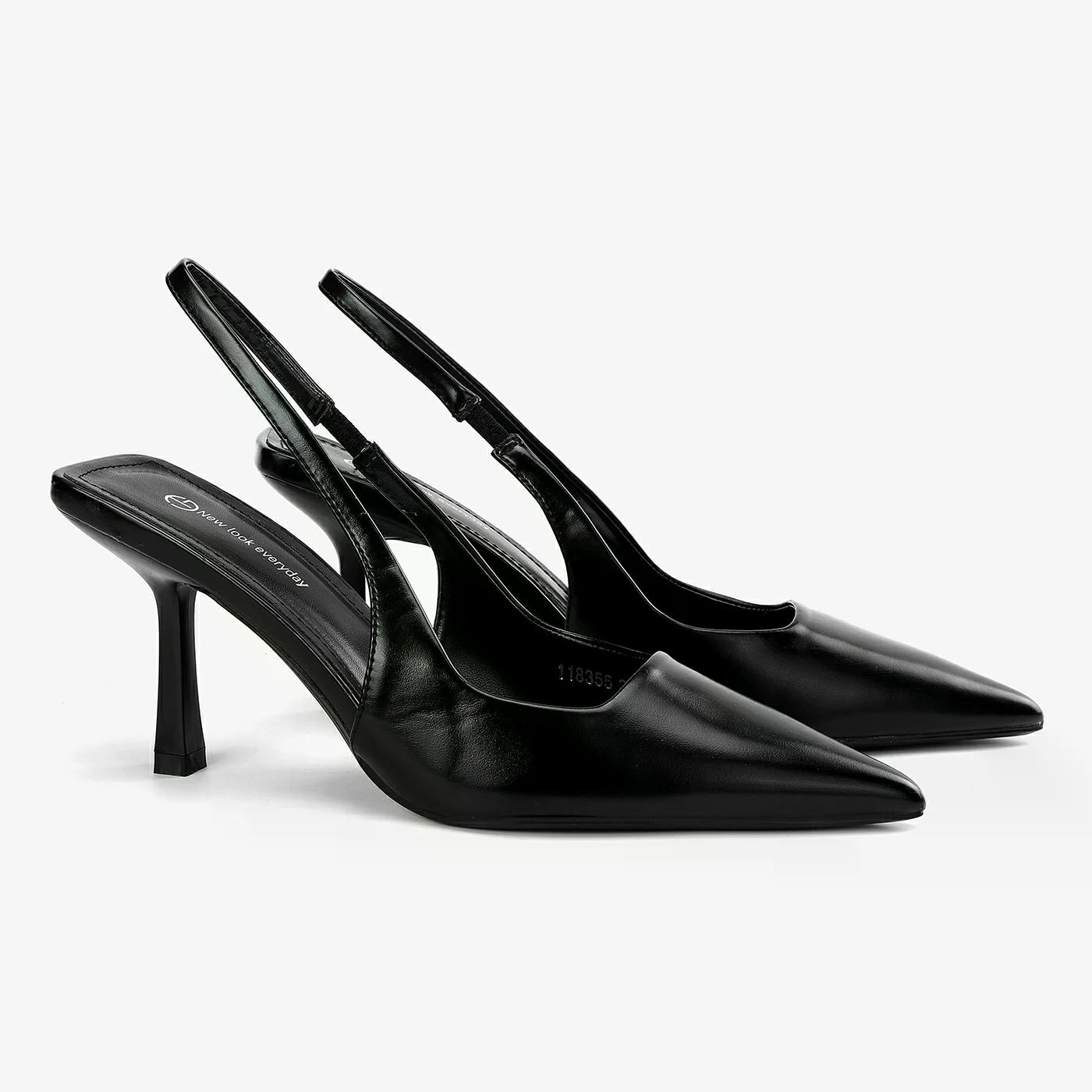 נעל עקב שחור 40