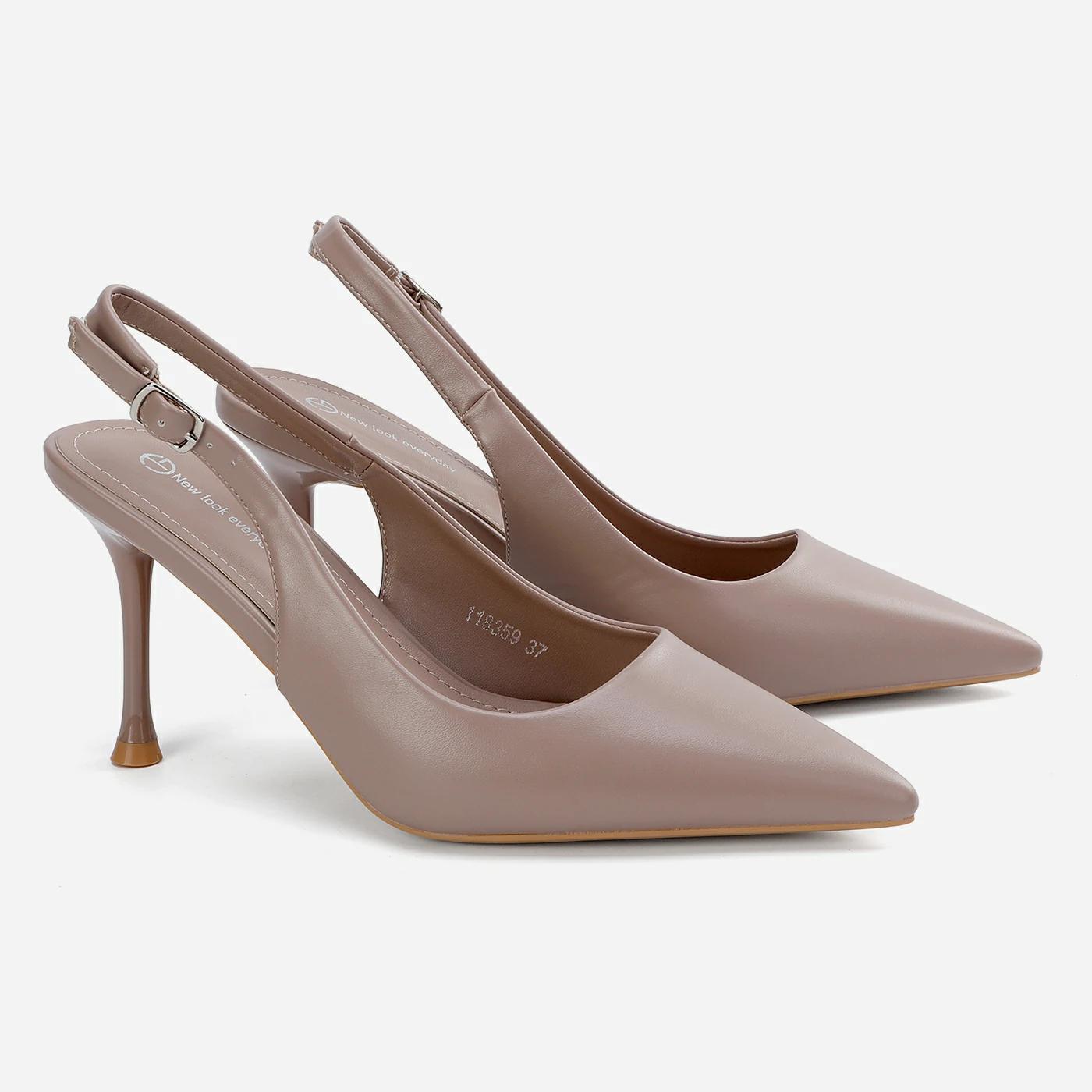 נעל עקב ורוד עתיק 40