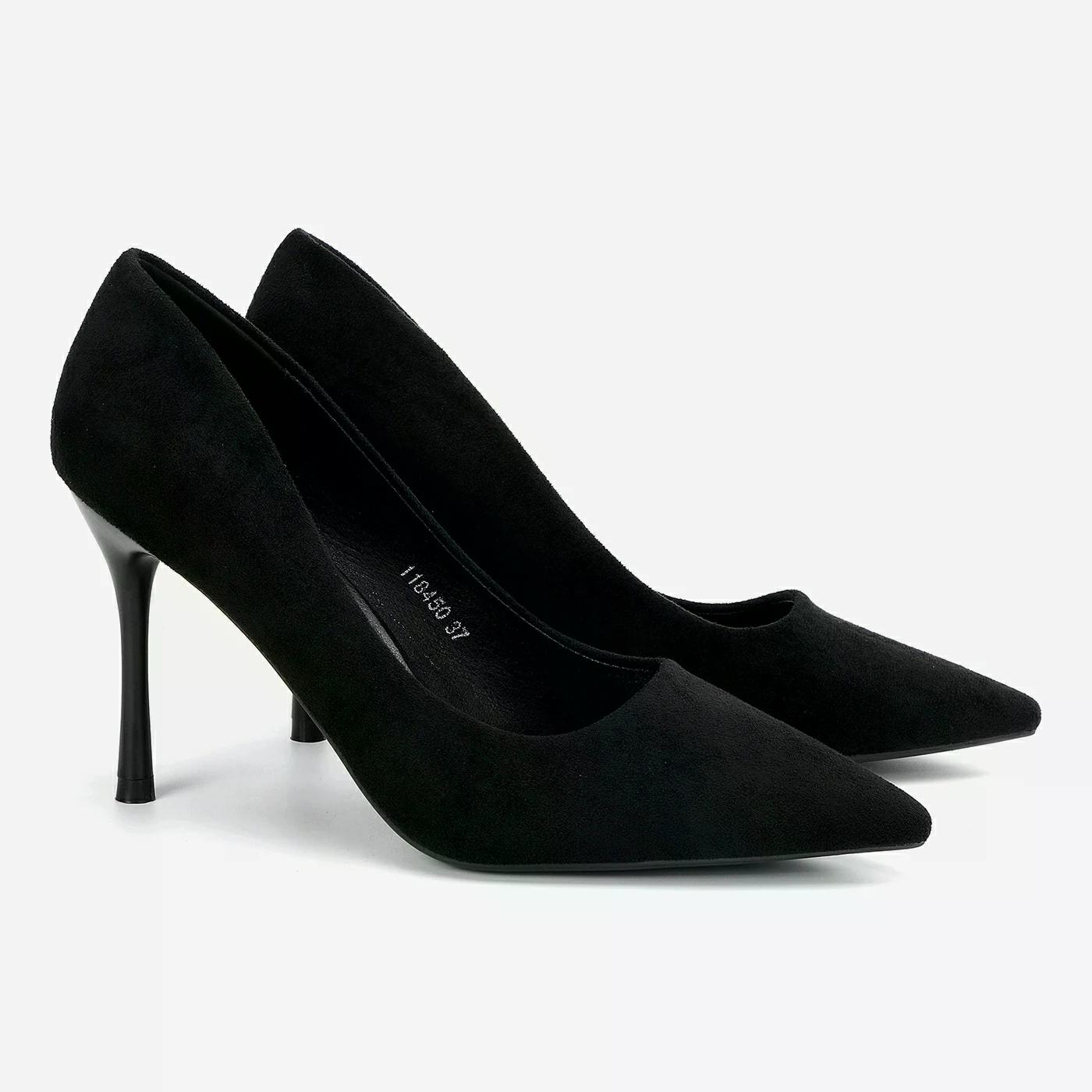 נעל עקב שחור 37