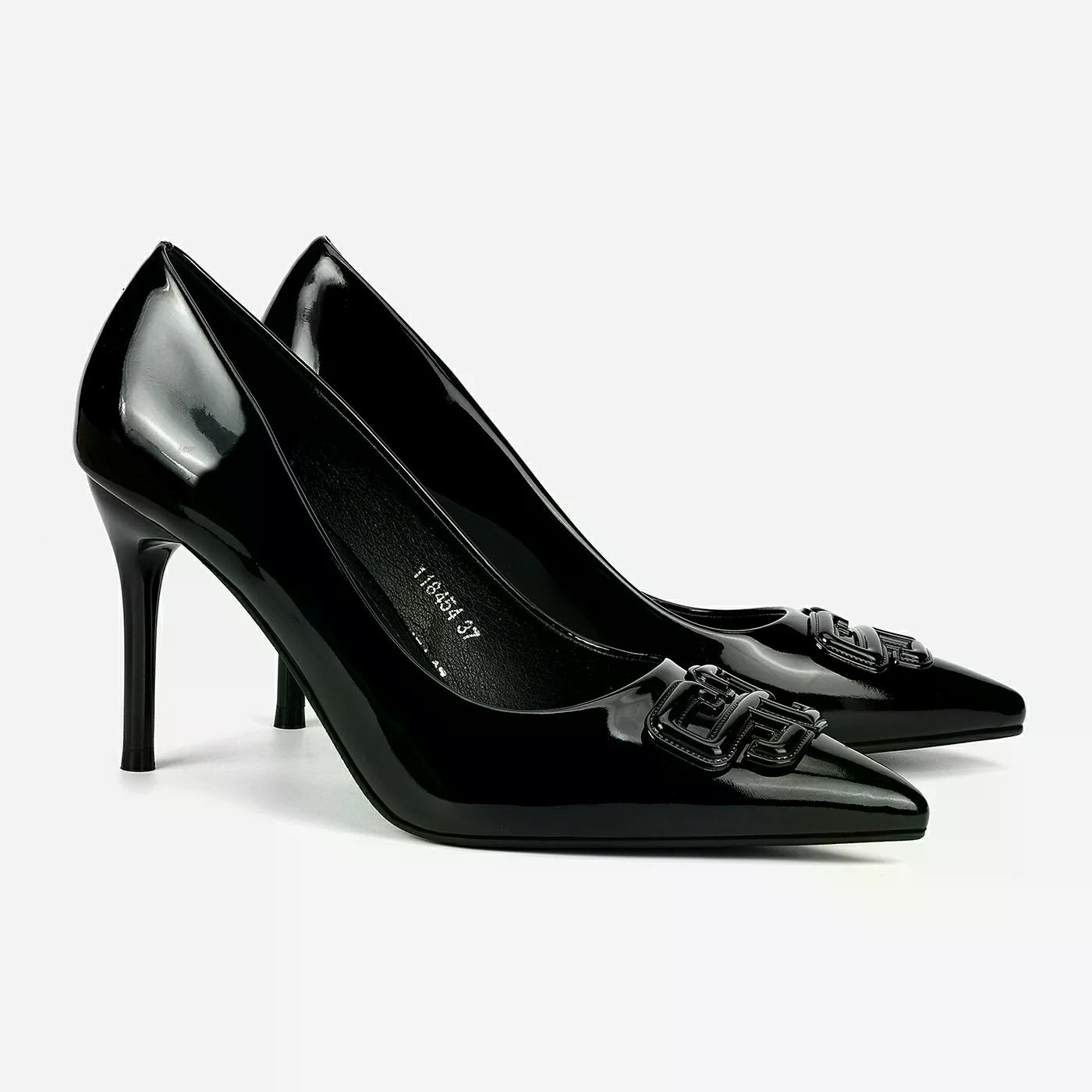 נעל עקב שחור 36