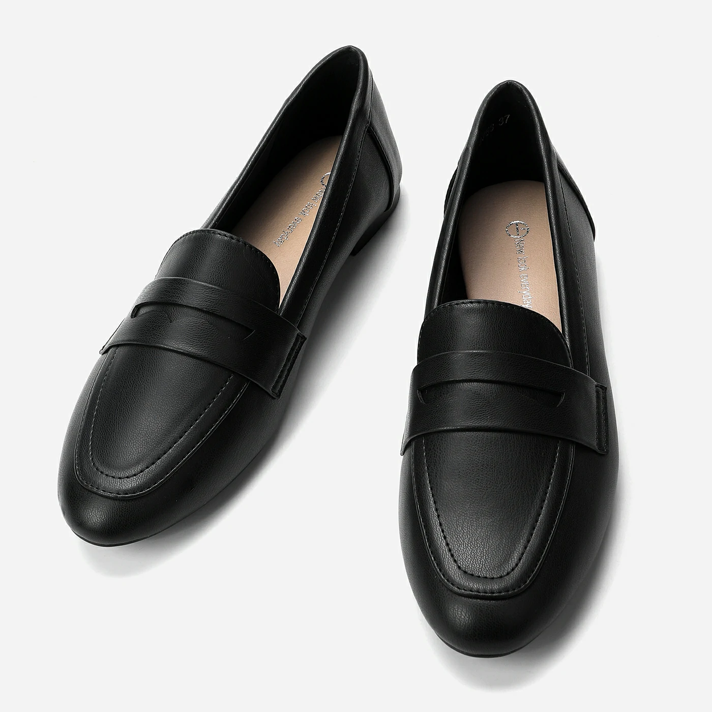 נעל שטוחה שחור 36