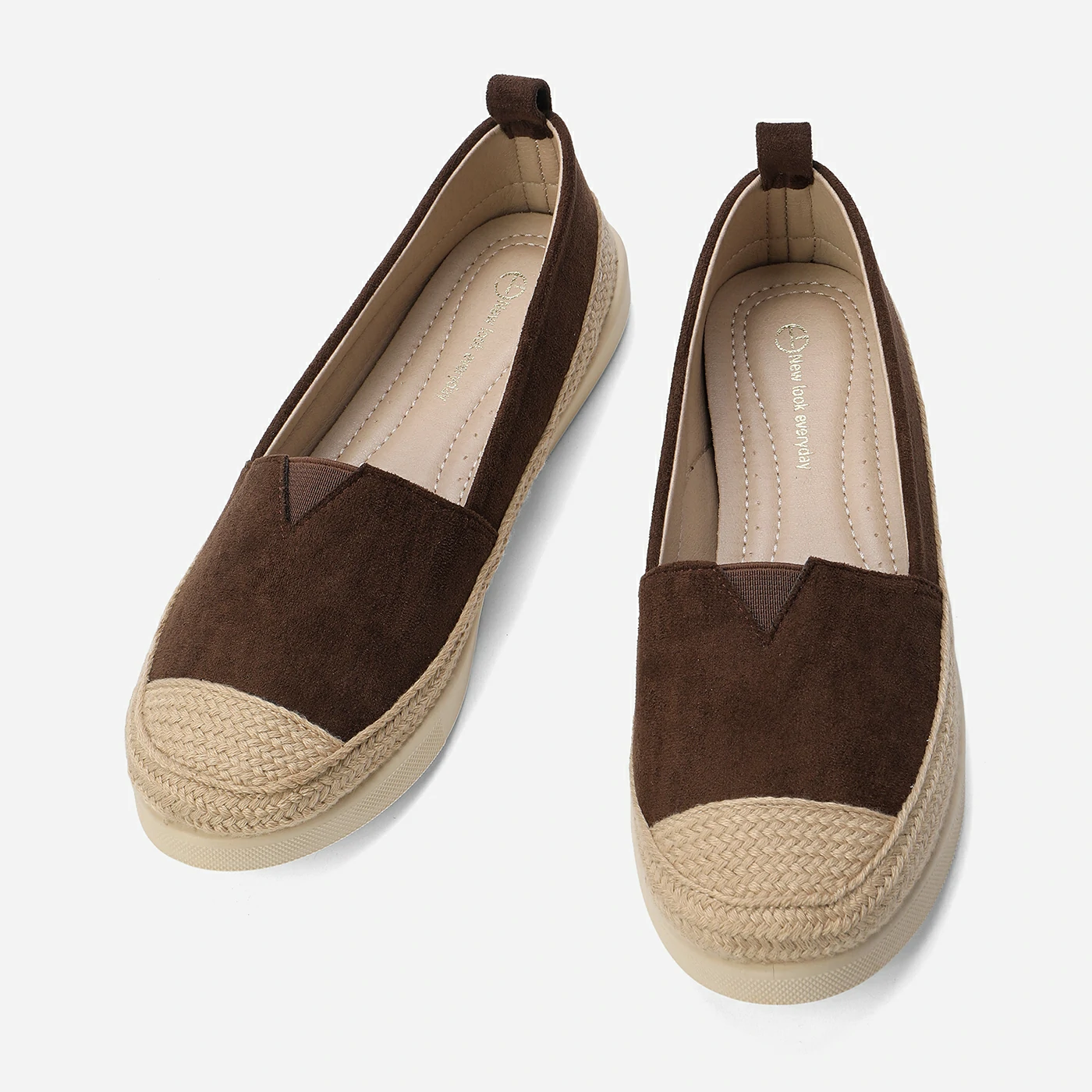 נעל שטוחה חום 36