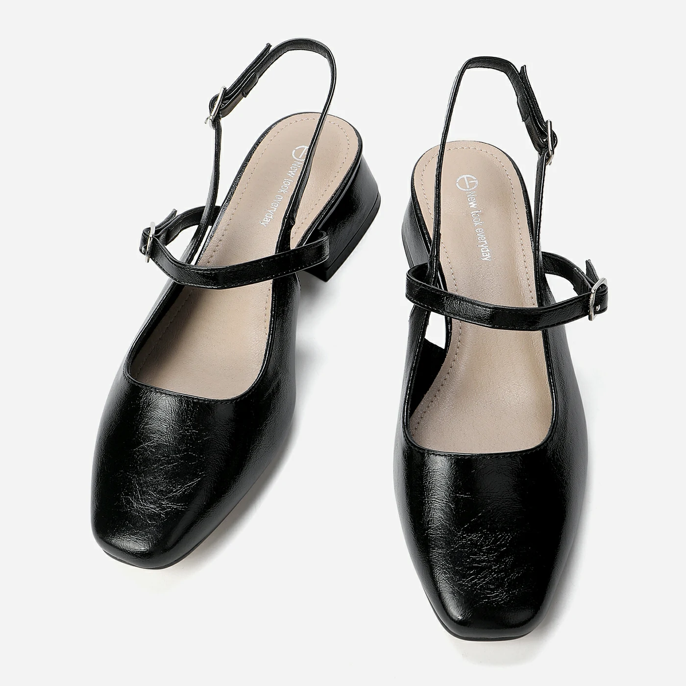 נעל עקב שחור 39