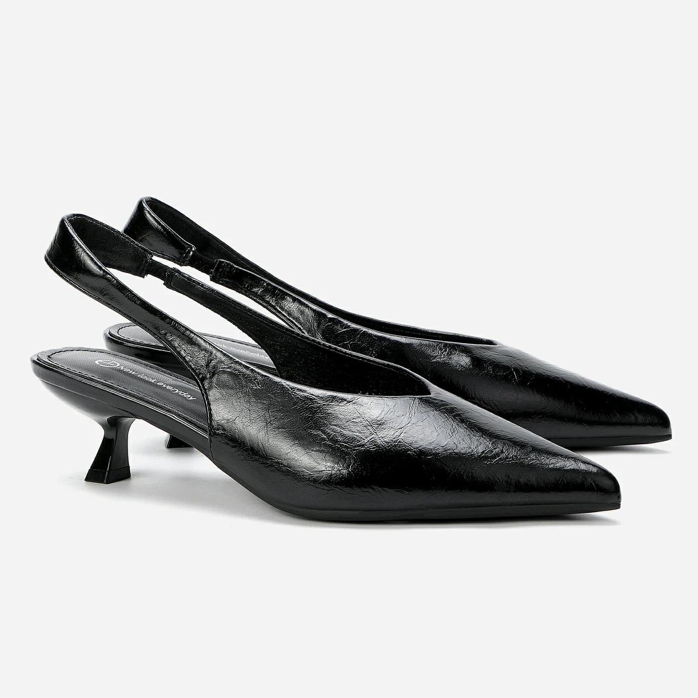 נעל עקב שחור 38