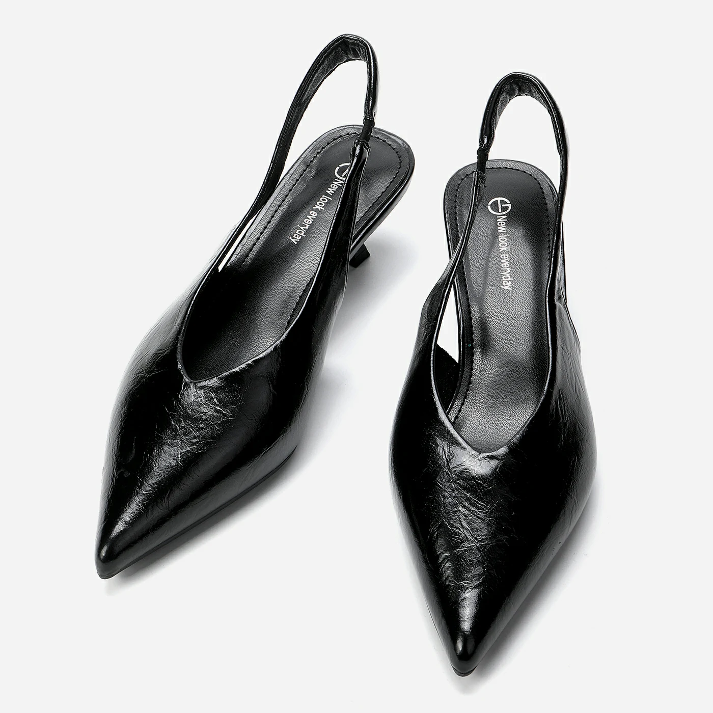 נעל עקב שחור 38