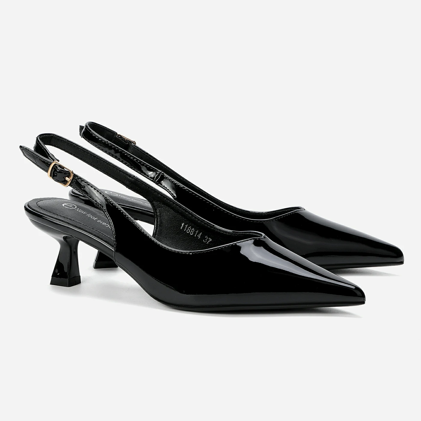 נעל עקב שחור 41