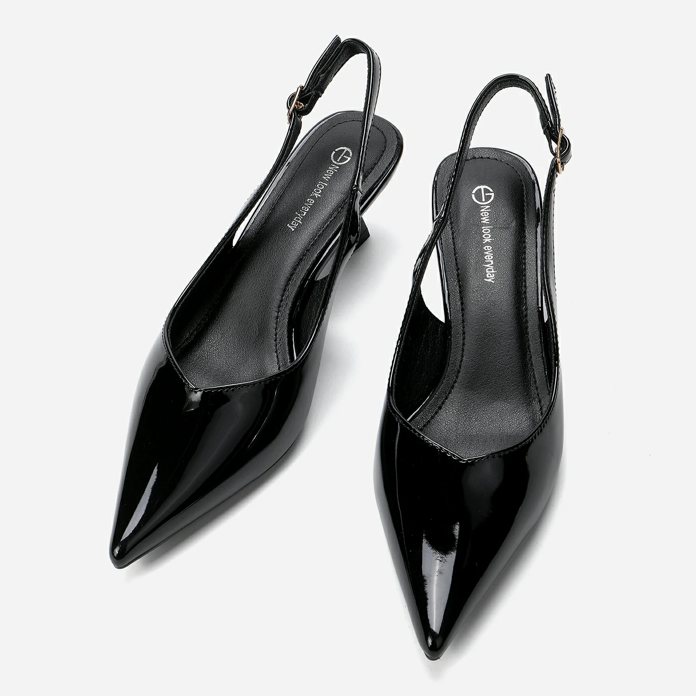 נעל עקב שחור 41