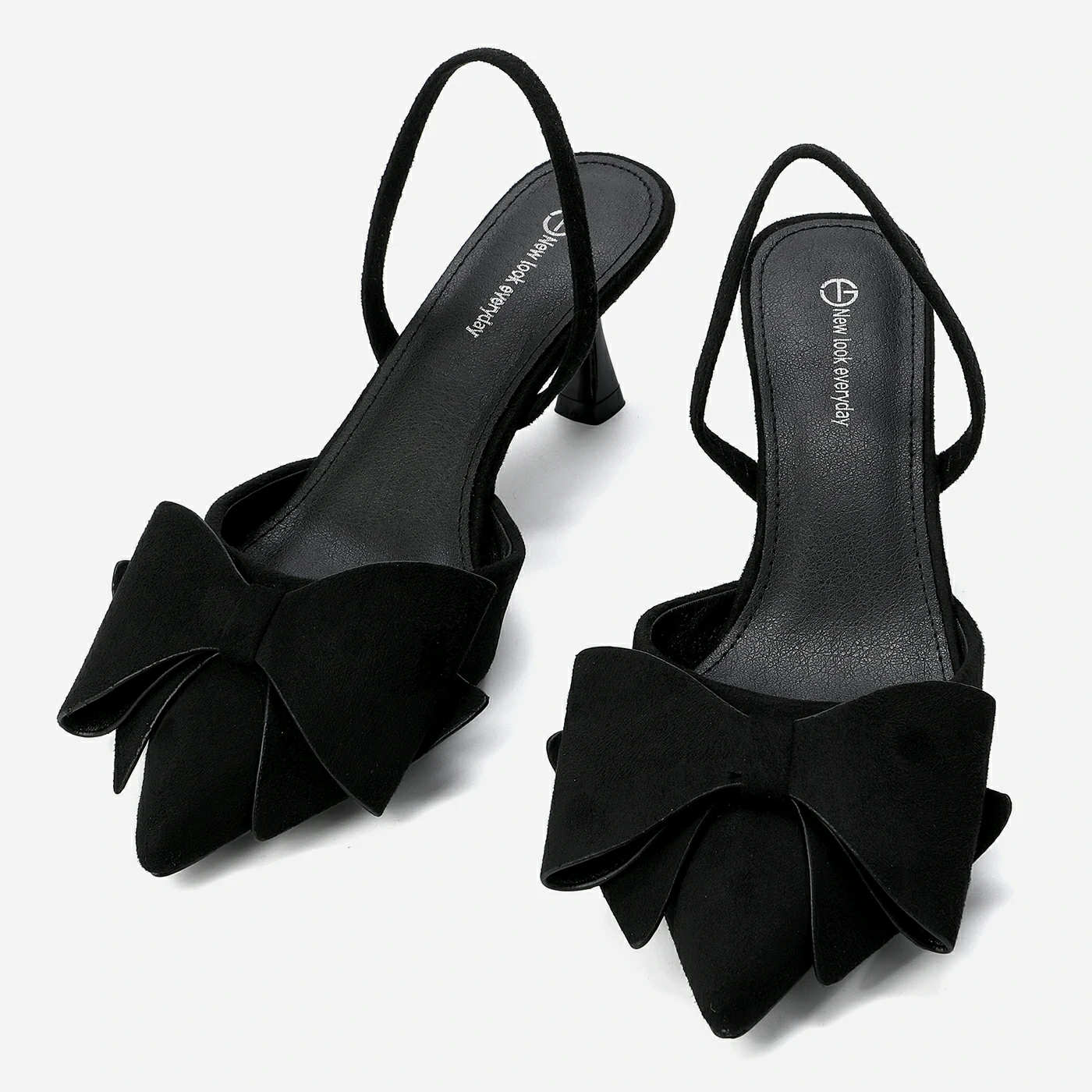 נעל עקב שחור 39