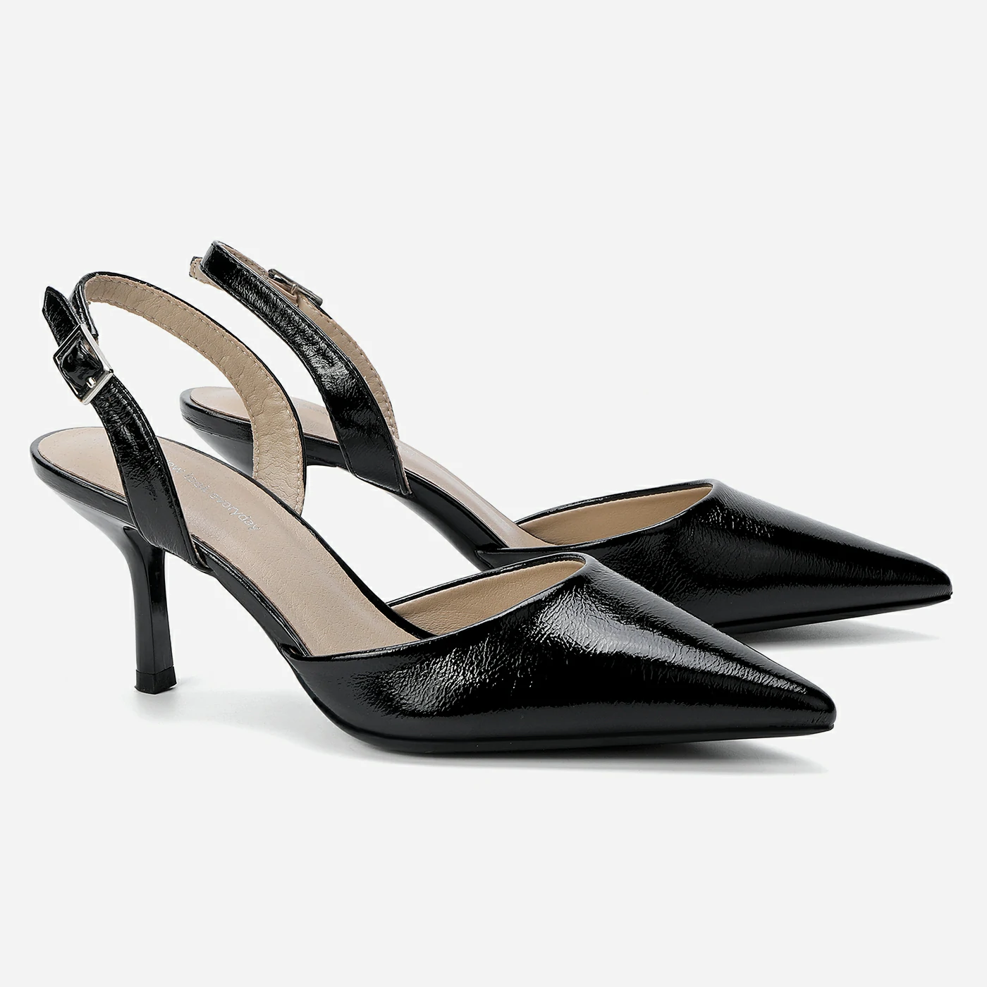 נעל עקב שחור 36