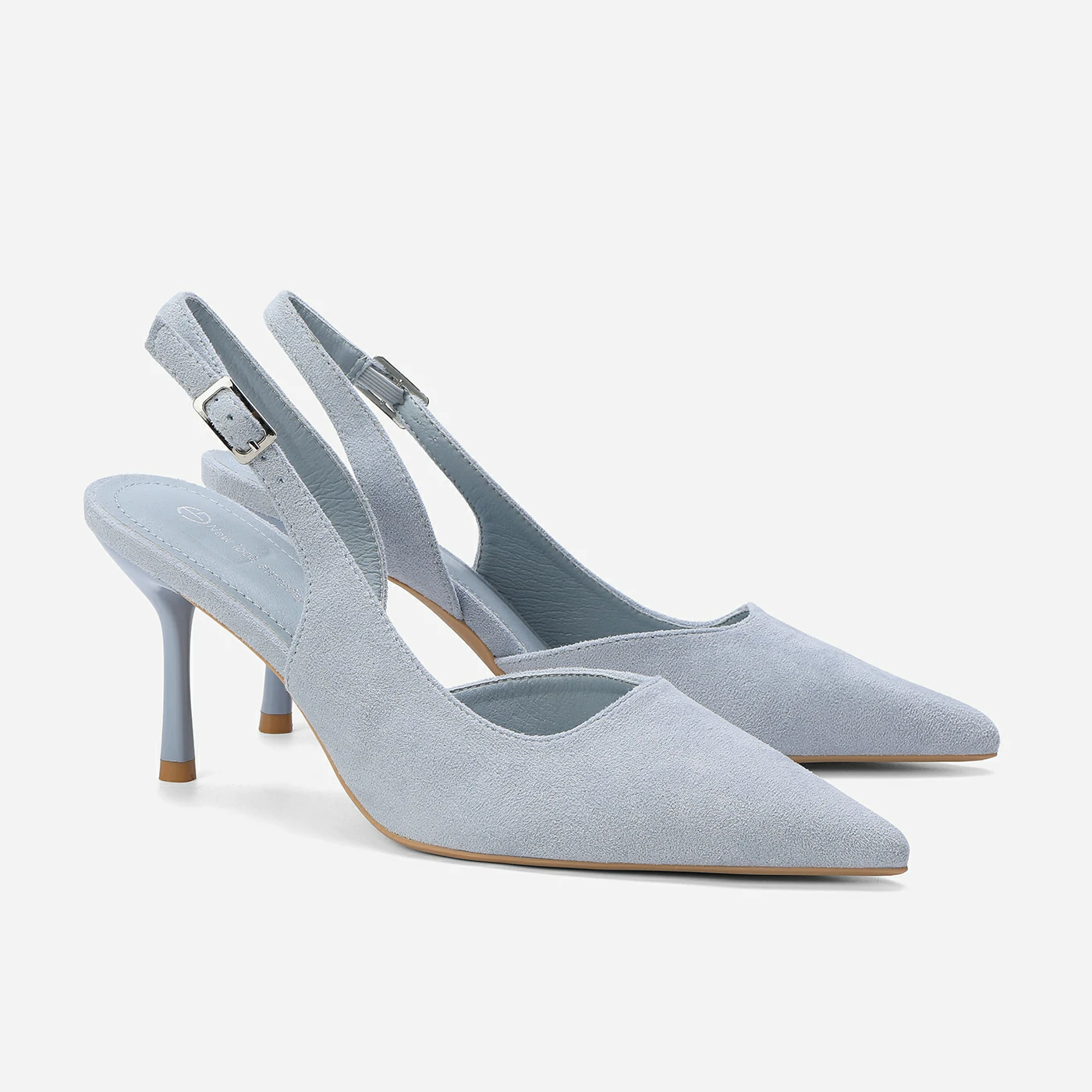 נעל עקב תכלת 38