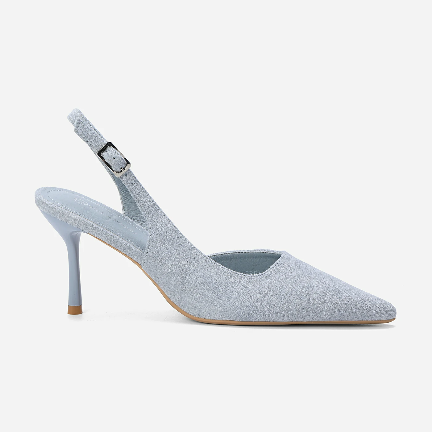 נעל עקב תכלת 38