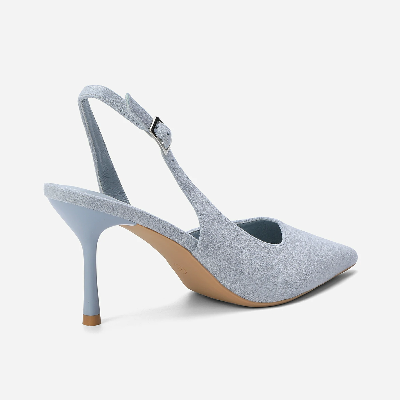 נעל עקב תכלת 38