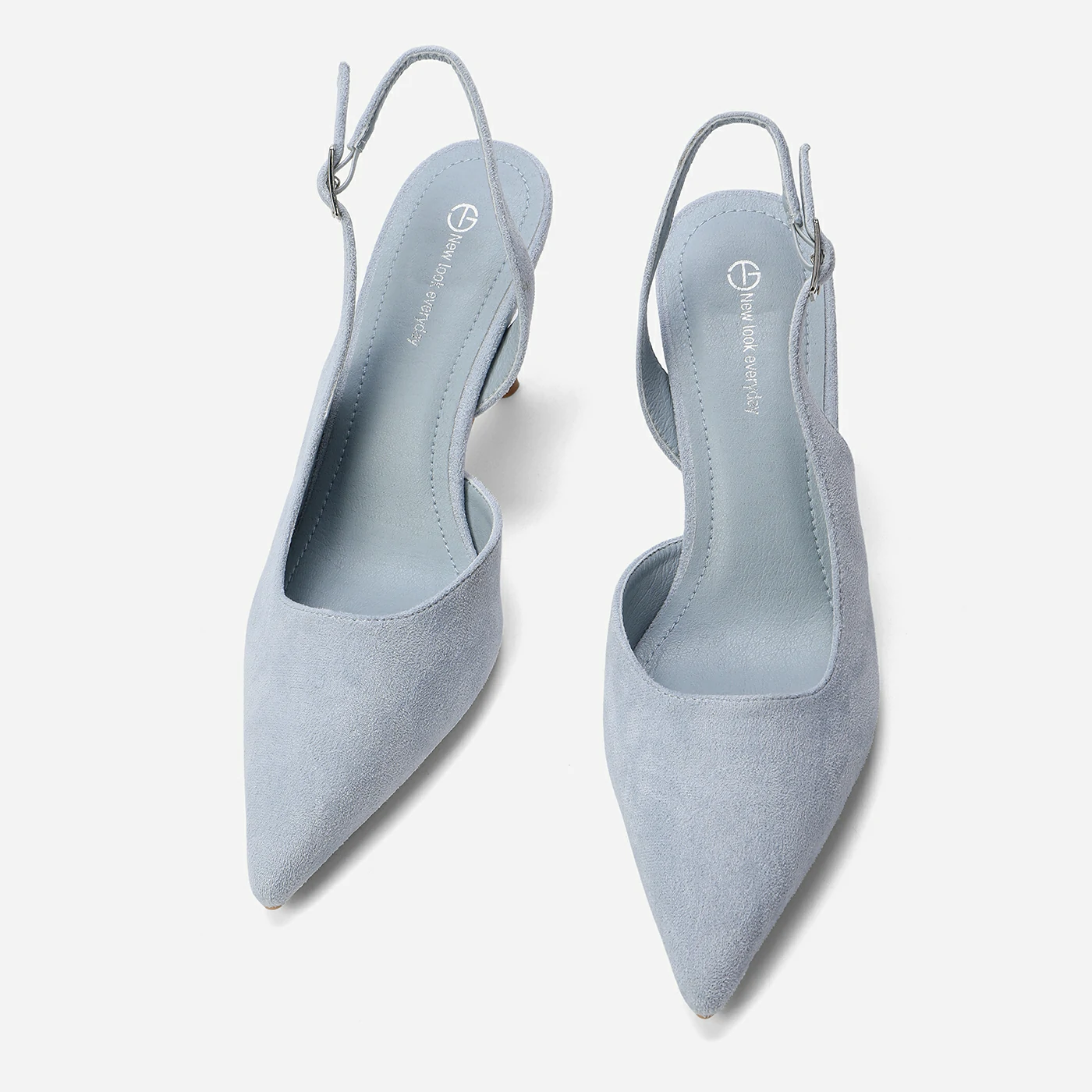 נעל עקב תכלת 38