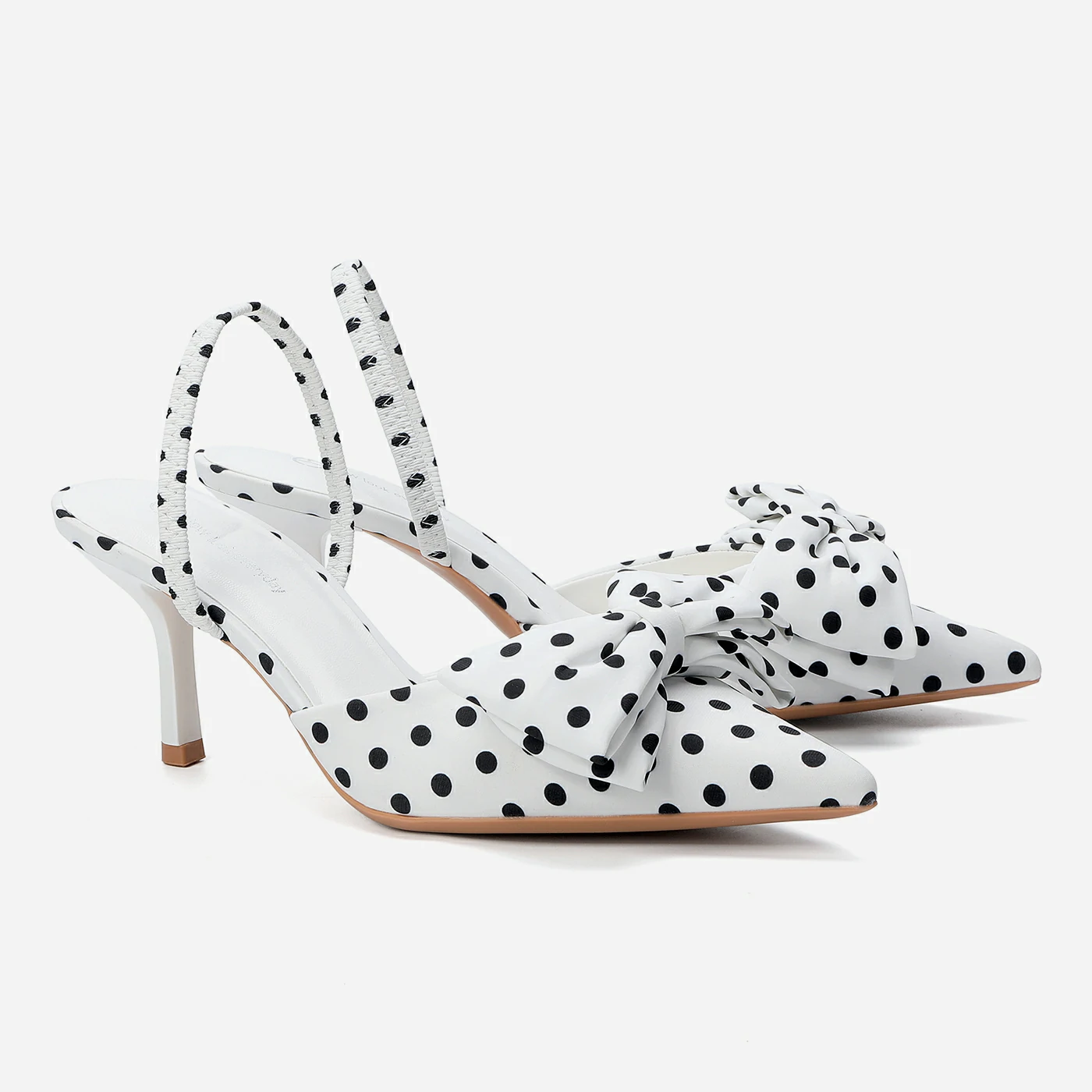 נעל עקב לבן 36