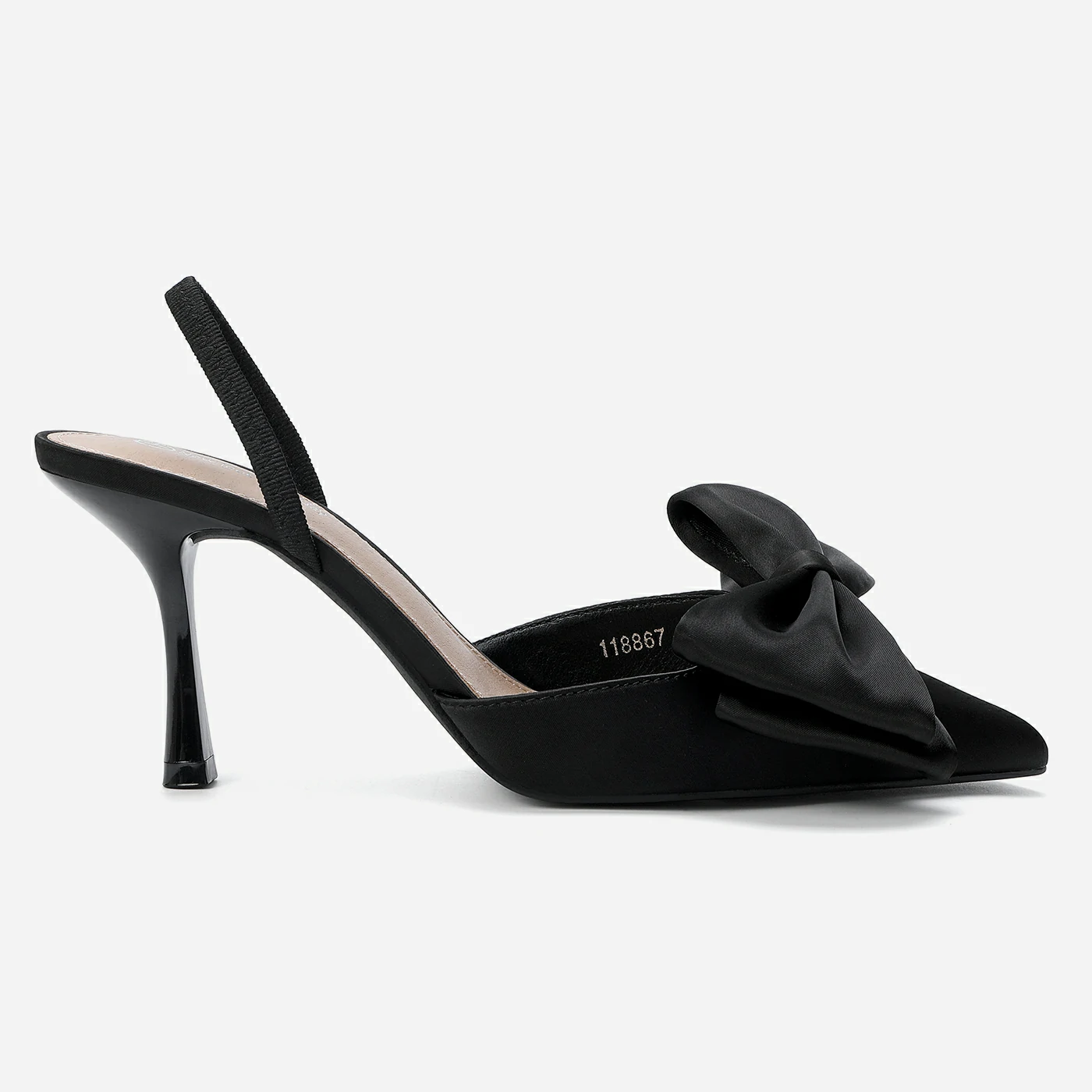 נעל עקב שחור 39