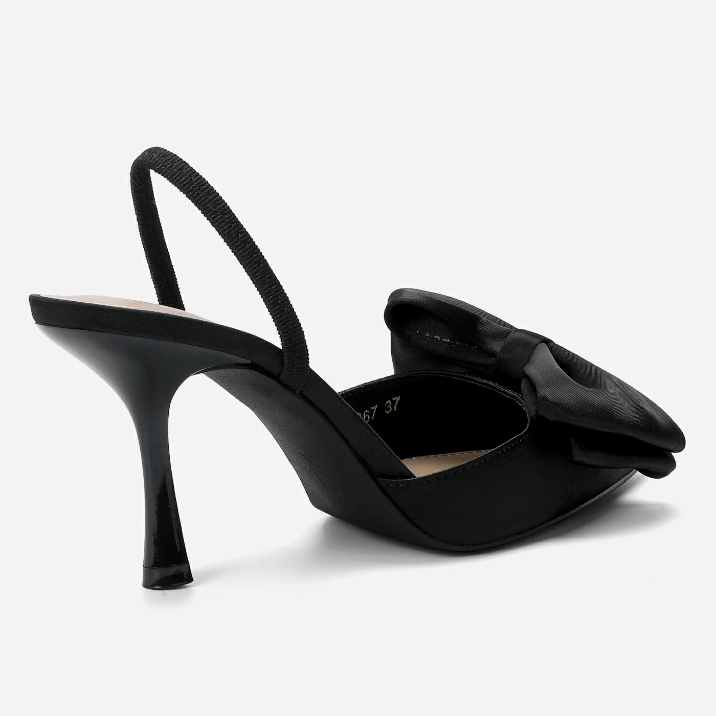 נעל עקב שחור 39