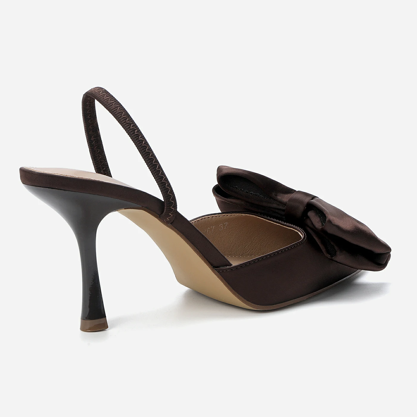 נעל עקב חום 38