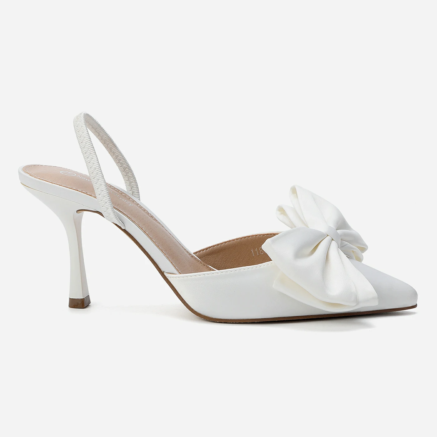 נעל עקב לבן 36