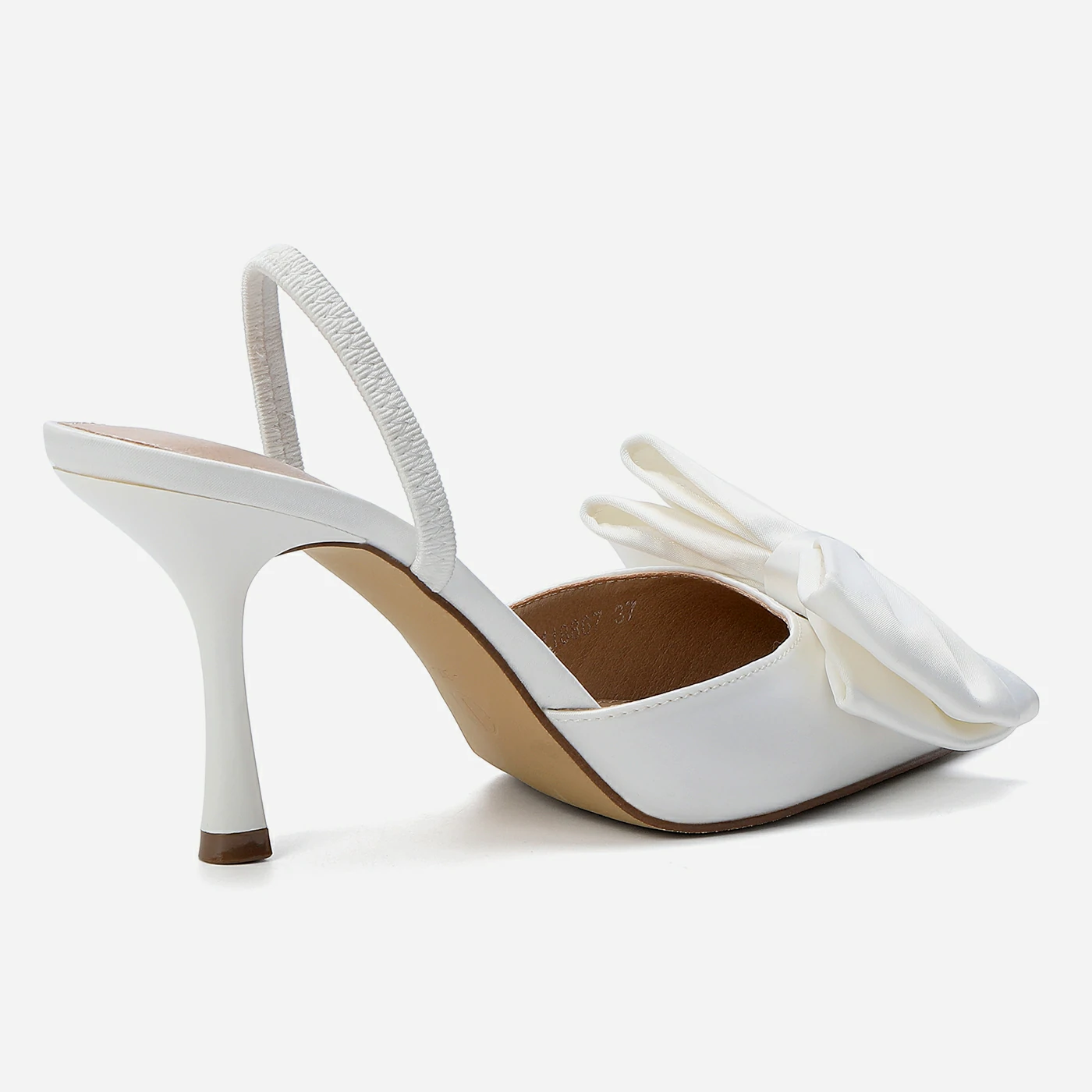 נעל עקב לבן 36