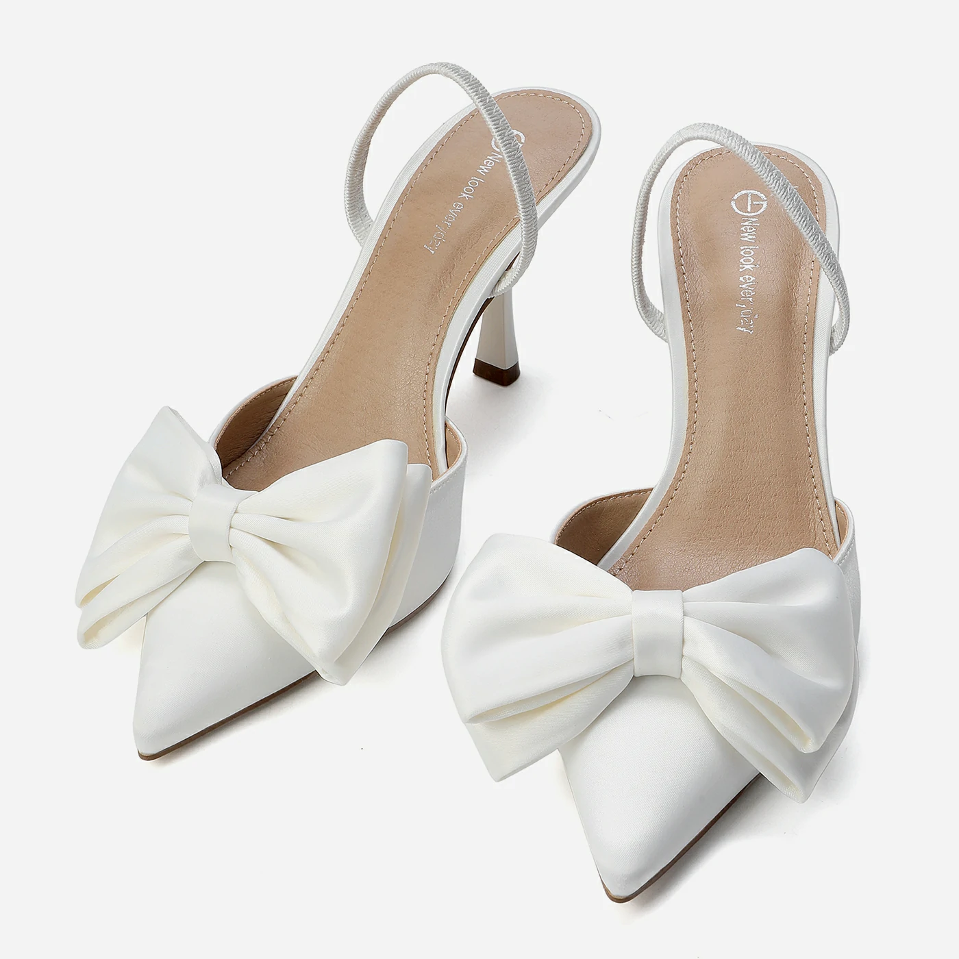 נעל עקב לבן 36