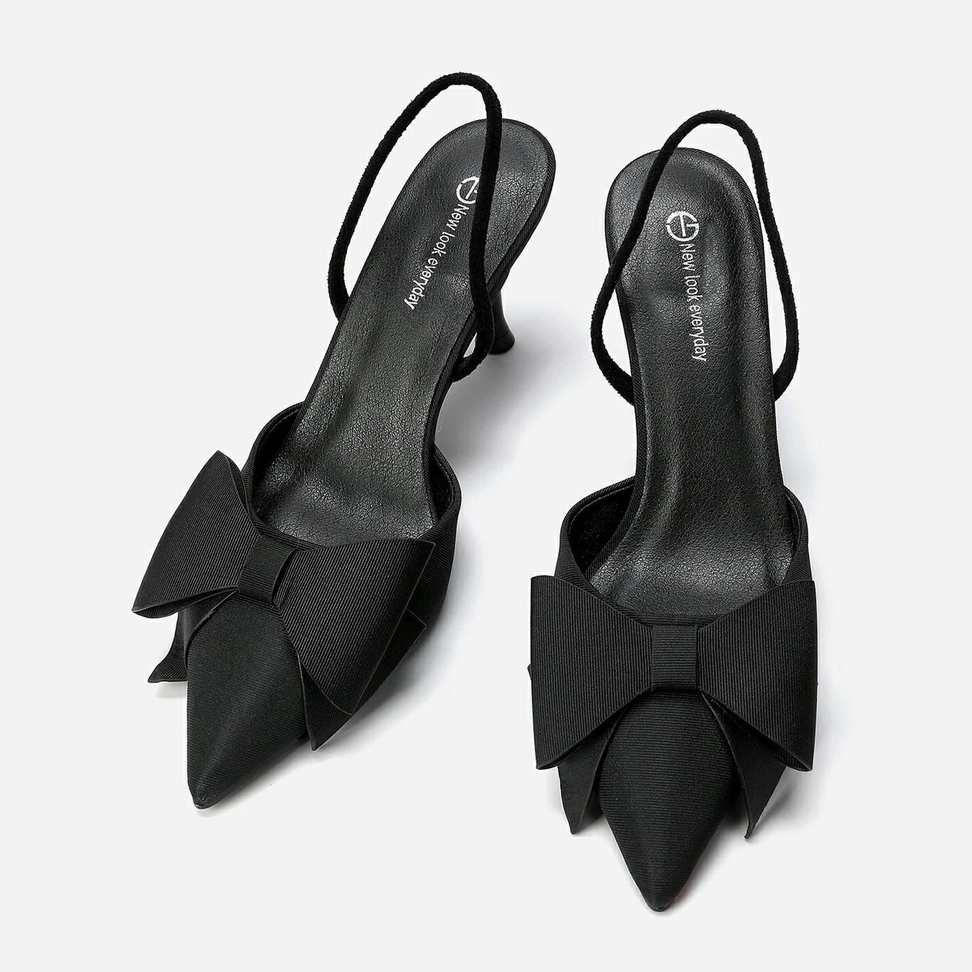 נעל עקב שחור 38