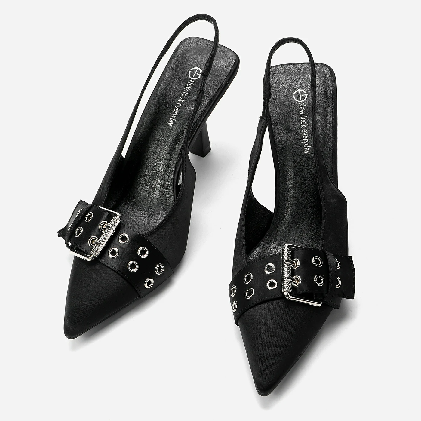 נעל עקב שחור 39