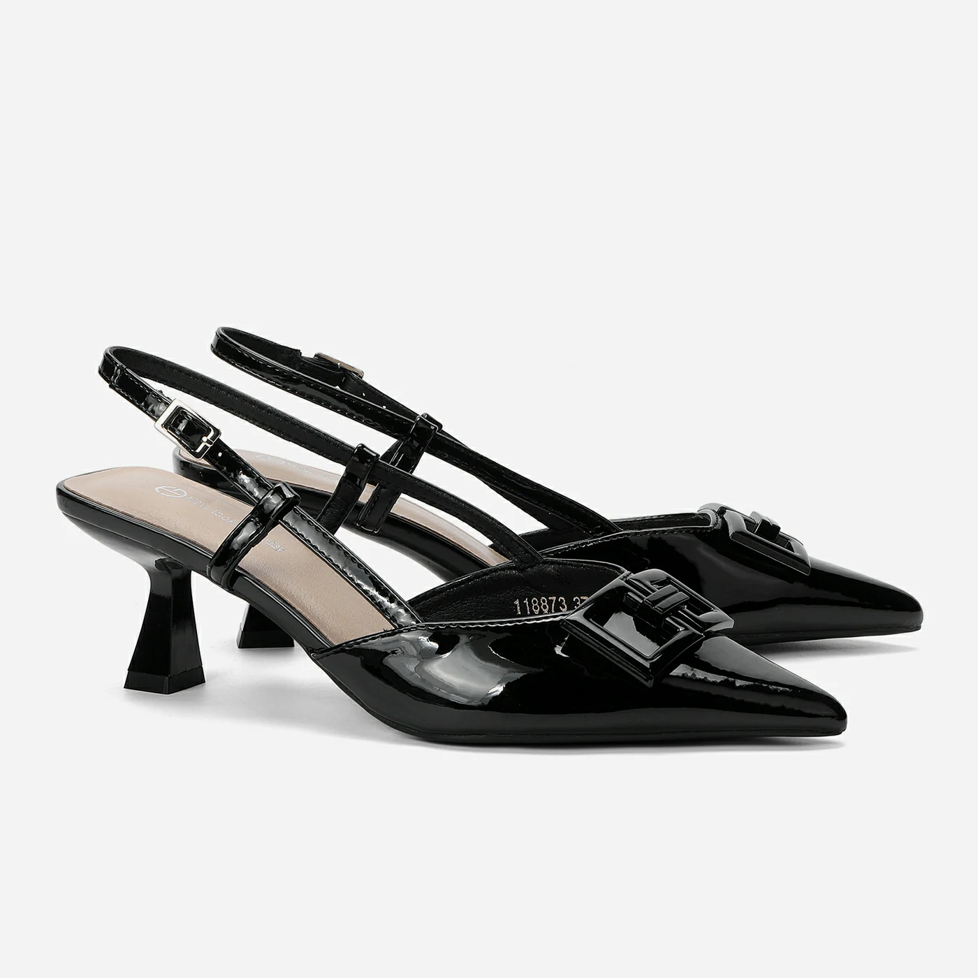 נעל עקב שחור 37